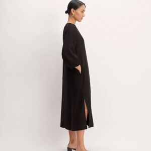 NWT Everlane THE LINEN A-LINE MIDI DRESS